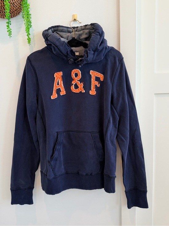 Abercrombie & Fitch Tops - Abercrombie & Fitch Y2K Vintage Distressed Muscle Fit Hoodie Size Large